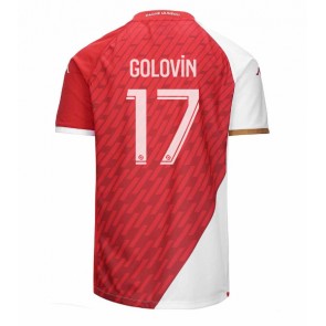 AS Monaco Aleksandr Golovin #17 Hjemmebanetrøje 2023-24 Kort ærmer